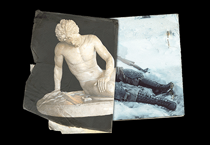 Emblemat przedstawienia FAUST. Projekt: Elipsy